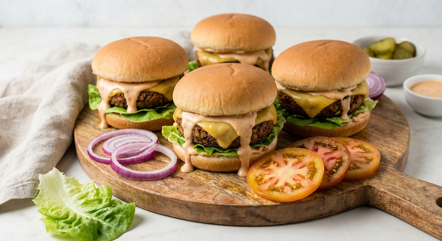 Hamburguesas Veganas x4